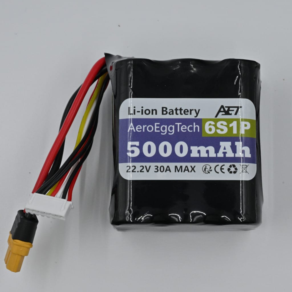 5000mAh 6S1P