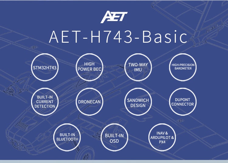 AET-H743-Basic Flight Controller Detailed introduction 2